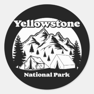 Adesivo Parque Nacional Vintage Yellowstone