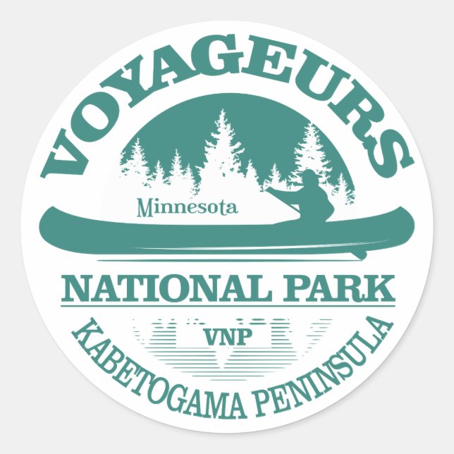 Adesivo Parque Nacional Voyageurs (Frente)