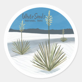 Adesivo Parque Nacional White Sands Novo México Gypsum Yuc
