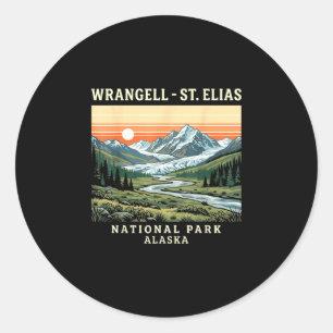 Adesivo Parque nacional Wrangell-st elias alasca vintage