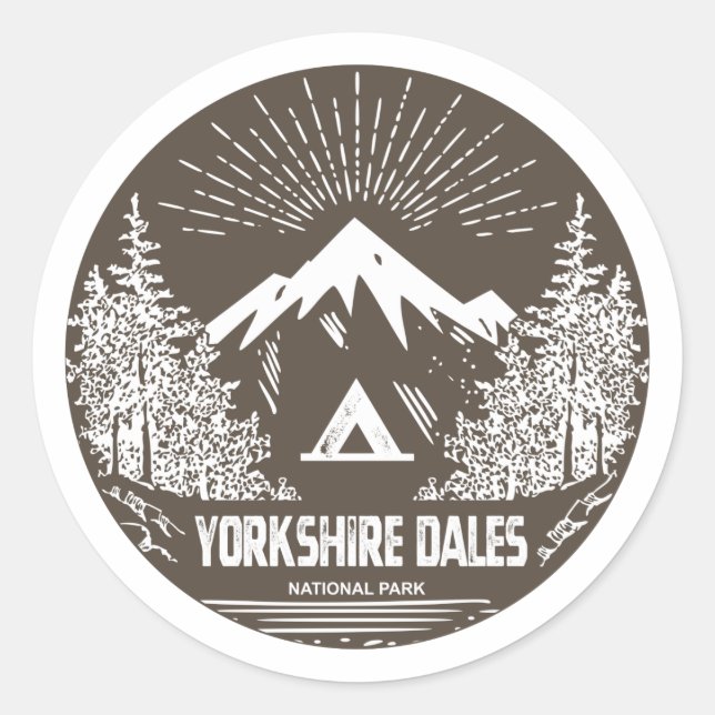 Adesivo Parque Nacional Yorkshire Dales (Frente)