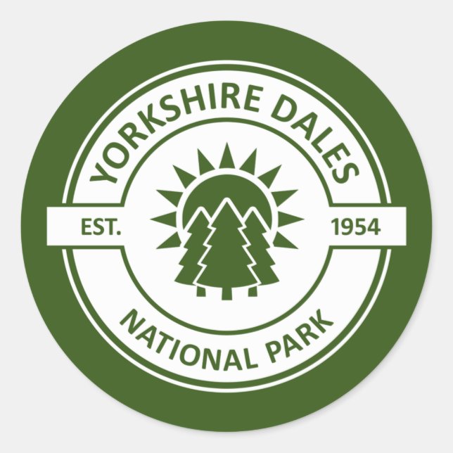 Adesivo Parque Nacional Yorkshire Dales (Frente)
