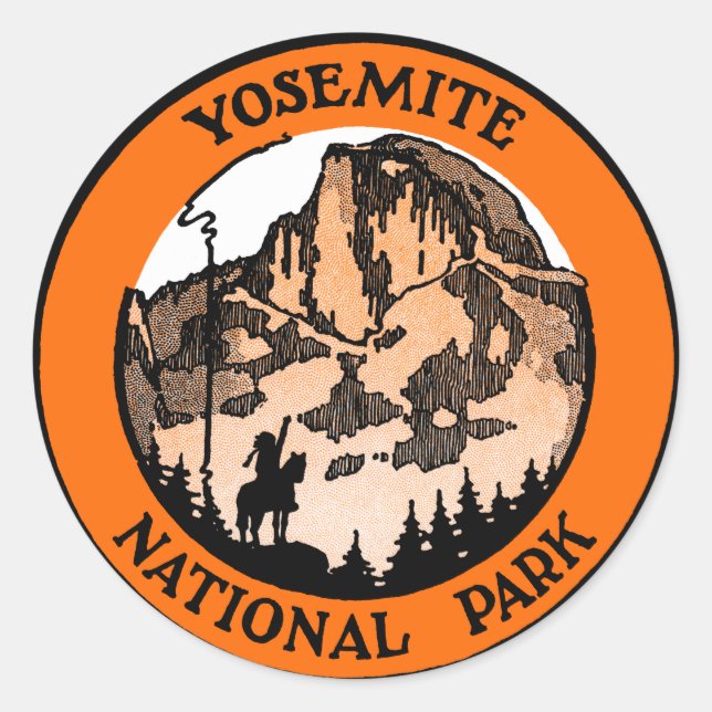 Adesivo Parque Nacional Yosemite, 1910 (Frente)