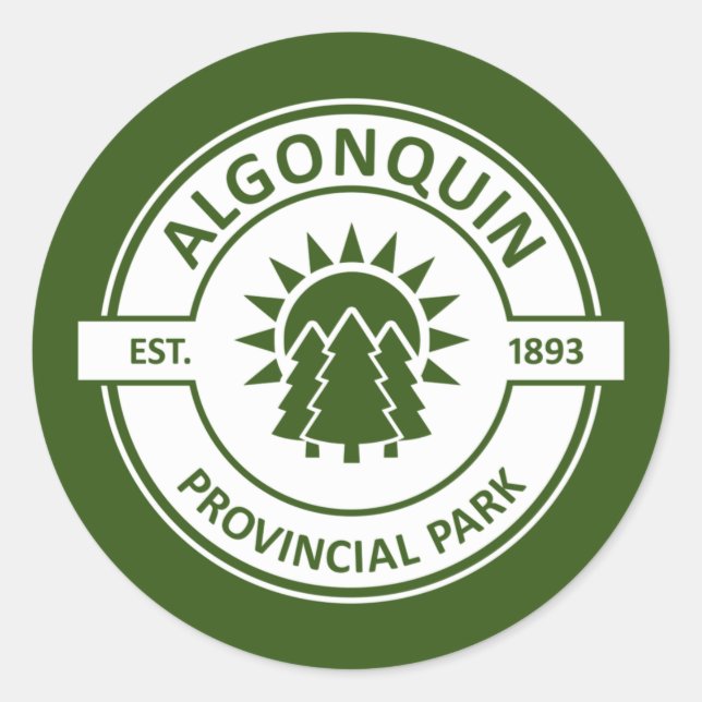 Adesivo Parque Provincial de Algonquin (Frente)