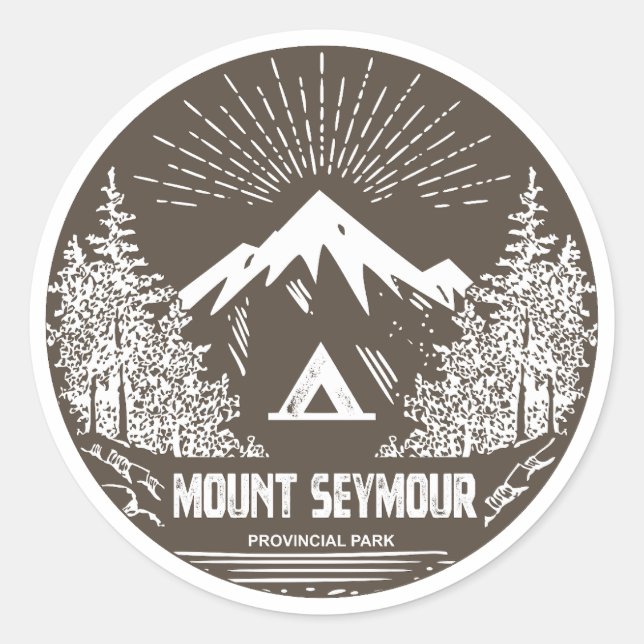 Adesivo Parque Provincial Mount Seymour (Frente)