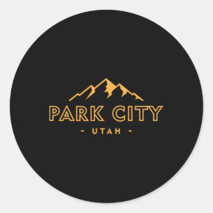 Adesivo Parque Retro Cidade Utah Homens Mulheres Souvenir