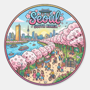 Adesivo Parque Yeouido Coreia do Sul