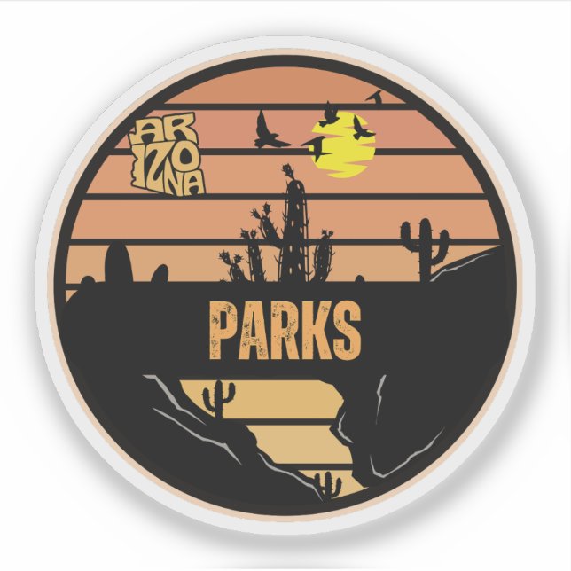 Adesivo Parques, Arizona (Frente)