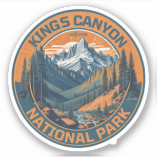 Adesivo Parques Nacionais Sequoia e Kings Canyon Califórni