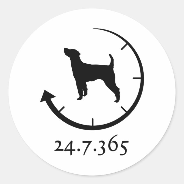 Adesivo Parson Russell Terrier (Frente)