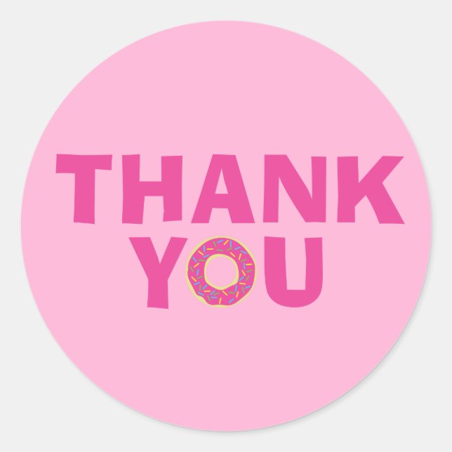 Adesivo Parte Aniversário de criança rosquinha (Frente)