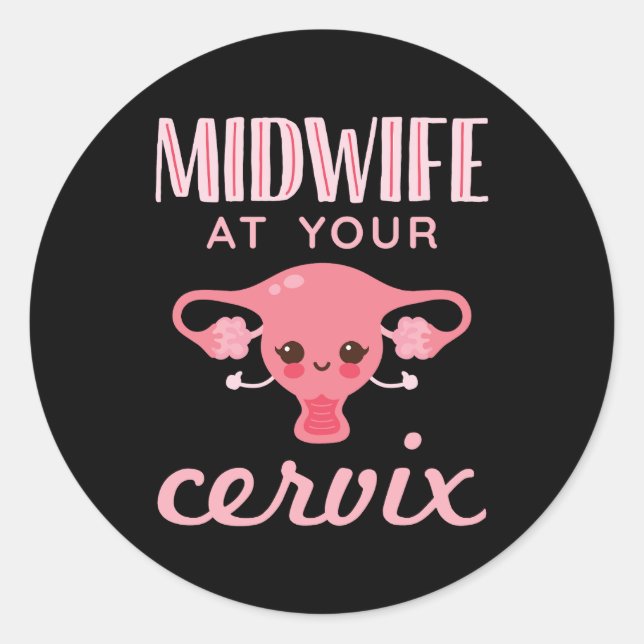Adesivo Parteira No Seu Cervix Midwifery (Frente)