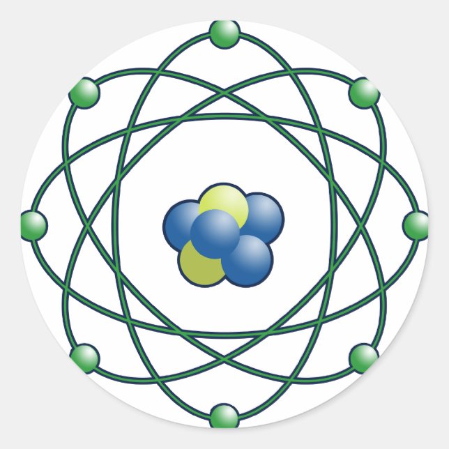 Adesivo Partículas Atômicas (Frente)