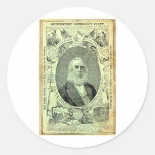 Adesivo Partido 1876 de dólar