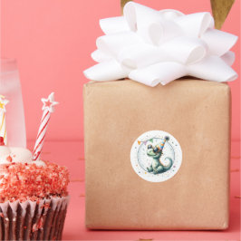 Adesivo Partido Bonito Que Dinossauro Aniversário Favorece