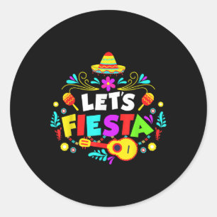 Adesivo Partido Cinco de Mayo deixa Fiesta mexicano