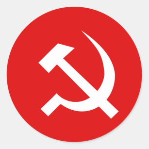 Adesivo partido comunista da CPI-bandeira de India