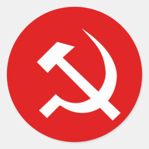 Adesivo partido comunista da CPI-bandeira de India