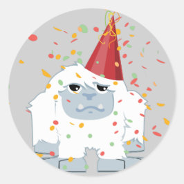 Adesivo Partido Confetti Yeti