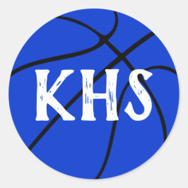 Adesivo Partido da Equipe de Basquete Azul, Comício Pep ou