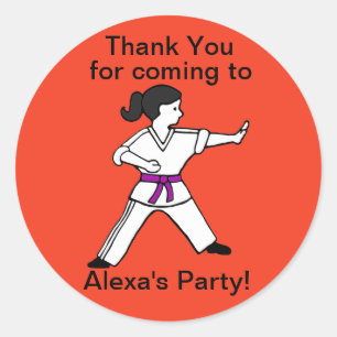 Adesivo Partido das Artes Marciais de Alexa Obrigado
