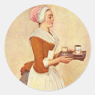 ADESIVO PARTIDO DE COMENSAL DO FONDUE DE CHOCOLATE