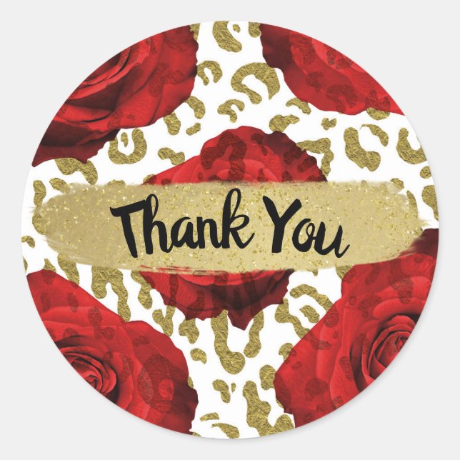 Adesivo Partido de Impressão Animal do Chita Leopardo Dour (Frente)