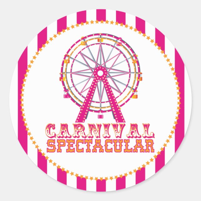 Adesivo Partido do Carnaval e do Circo (Frente)