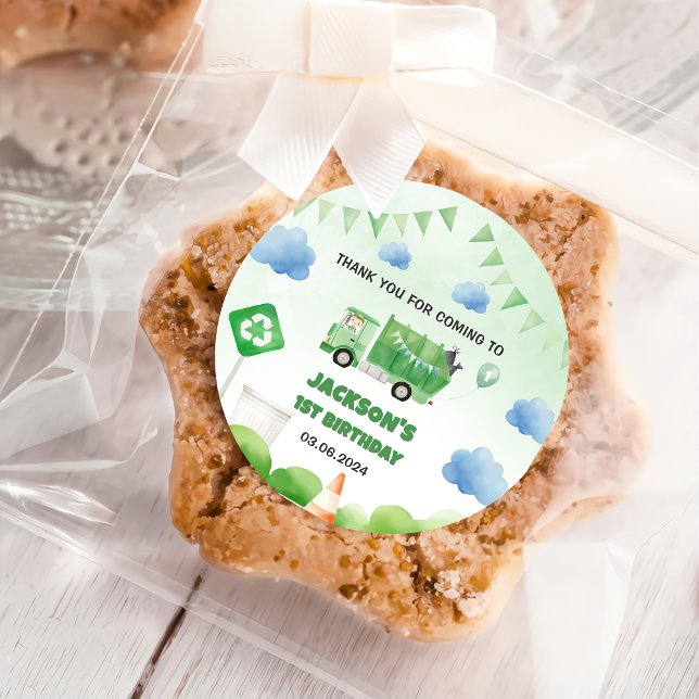 Adesivo Partido do primeiro aniversario de Lixo (Criador carregado)