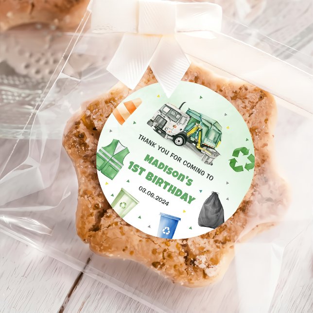 Adesivo Partido do primeiro aniversario de Lixo (Criador carregado)