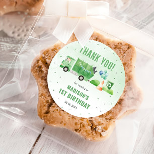 Adesivo Partido do primeiro aniversario de Lixo