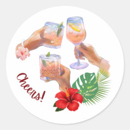 Adesivo Partido dos Cocktails de Praia