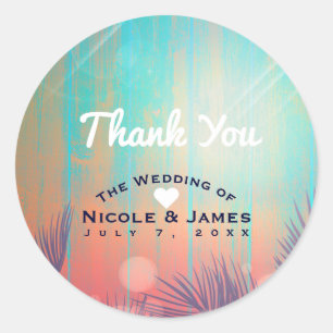 Adesivo Partido ensolarado do verão das palmeiras do