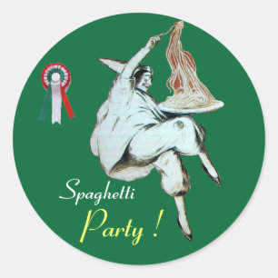 Adesivo PARTIDO ESPAGHETTI ITALIANO KITCHEN, RESTAURANTE v
