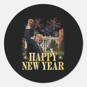 Adesivo Partido feliz ano novo 2025 Trump 2024 Tome a Amér