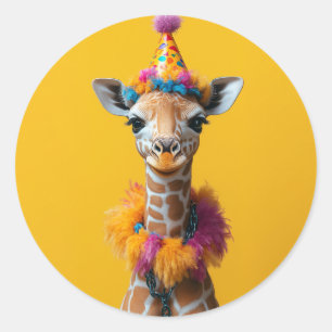 Adesivo Partido Giraffe Extravaganza
