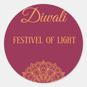 Adesivo Partido Happy Diwali