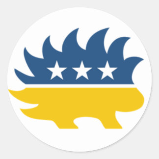 Adesivo Partido Libertário, Porcupine Sticker