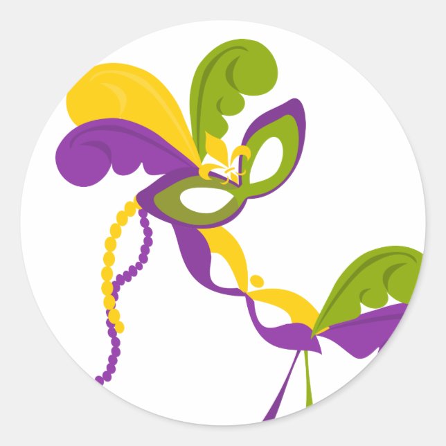 Adesivo Partido Mardi Gras (Frente)