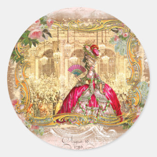Adesivo Partido Marie Antoinette a Rosa em Versalhes