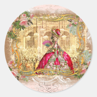Adesivo Partido Marie Antoinette a Rosa em Versalhes