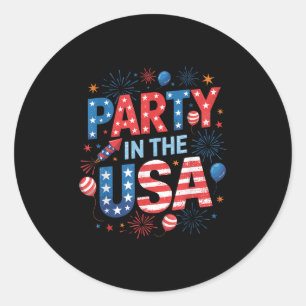 Adesivo Partido Nos Eua 4 De Julho Independência Americana