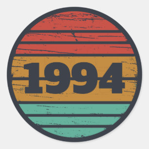 Adesivo Partido Personalizado 30 aniversário de 30 anos de