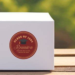 Adesivo Partido Personalizado da Reunião do Segundo grau D