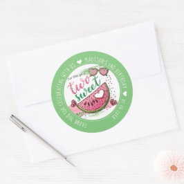 Adesivo Partido Personalizado do segundo aniversário de Me