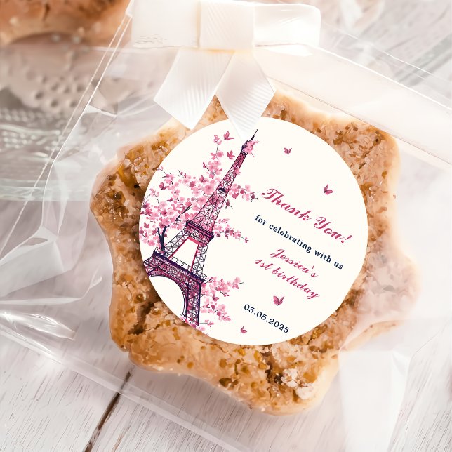 Adesivo Partido primeiro aniversario de Paris da Torre Eif (Criador carregado)