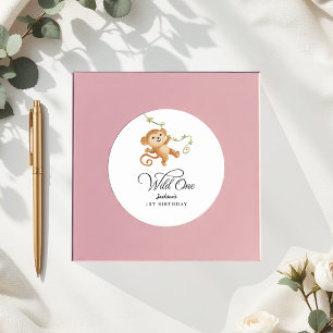 Adesivo Partido primeiro aniversario Selvagem Selvagem Sel