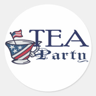 Adesivo Partido Tea Bandeira Partida Política