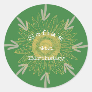 Adesivo Partido Verde da Selva da Sophia