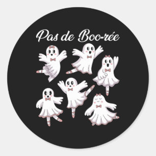 Adesivo Pas De Boo-re Ballerina Funny Ghost Halloween Spoo
